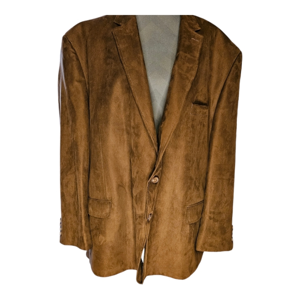 Ralph Lauren Blue Label Chestnut Brown Suede Sport Coat
